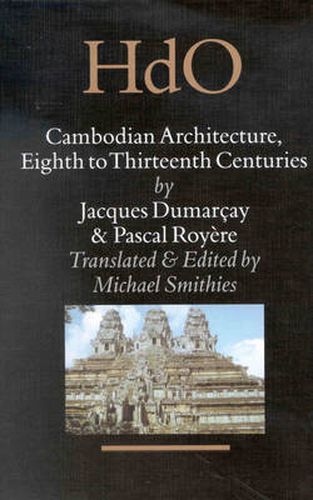 Cover image for Cambodian Architecture, Eighth to Thirteenth Centuries