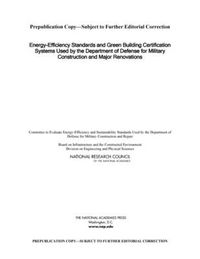 Cover image for Energy-Efficiency Standards and Green Building Certification Systems Used by the Department of Defense for Military Construction and Major Renovations