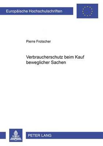 Cover image for Verbraucherschutz Beim Kauf Beweglicher Sachen