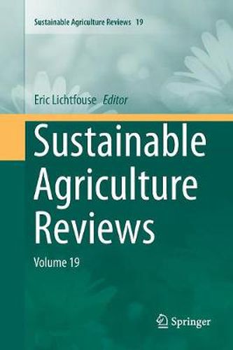 Cover image for Sustainable Agriculture Reviews: Volume 19