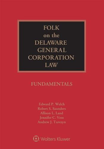 Cover image for Folk on the Delaware General Corporation Law: Fundamentals, 2018 Edition