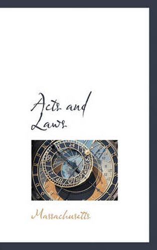 Cover image for Acts and Laws