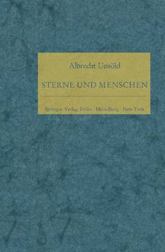 Cover image for Sterne und Menschen