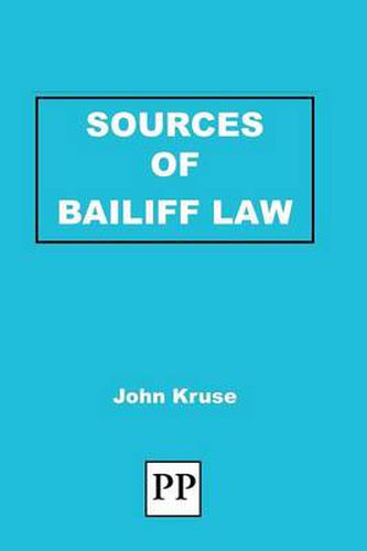 Cover image for Sources of Bailiff Law