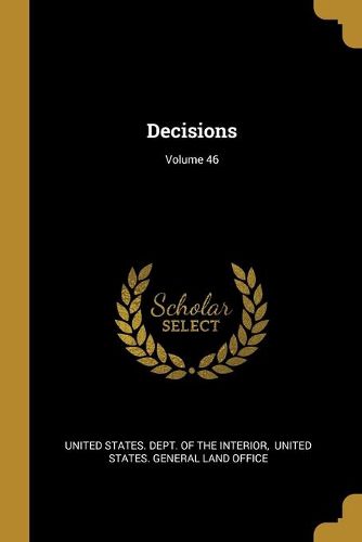 Cover image for Decisions; Volume 46