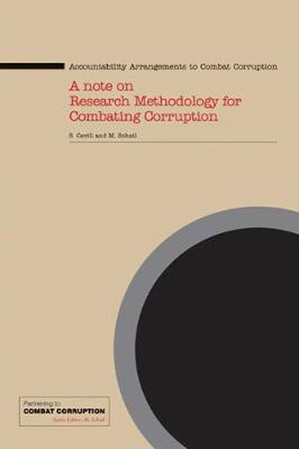 Cover image for Accountability Arrangements to Combat Corruption: A Note on Research Methodology for Combating Corruption