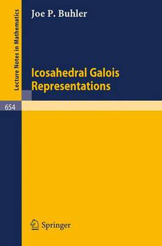 Cover image for Icosahedral Galois Representations