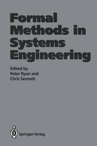 Cover image for Formal Methods in Systems Engineering