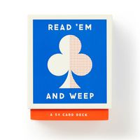 Cover image for Read Em and Weep Playing Card Set