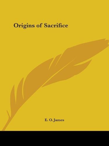 Cover image for Origins of Sacrifice (1933)