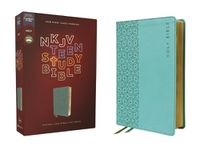 Cover image for NKJV, Teen Study Bible, Leathersoft, Teal, Comfort Print