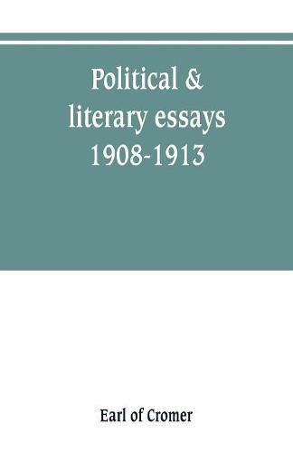 Cover image for Political & literary essays, 1908-1913