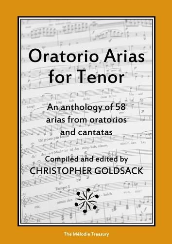 Cover image for Oratorio Arias for Tenor