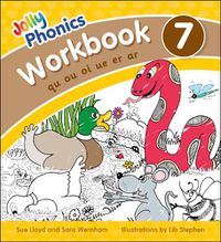 Cover image for Jolly Phonics Workbook 7: in Precursive Letters (British English edition)