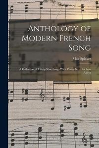 Cover image for Anthology of Modern French Song