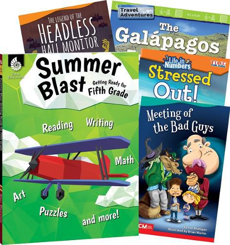 Cover image for Learn-at-Home: Summer Reading Bundle Grade 5: 5-Book Set