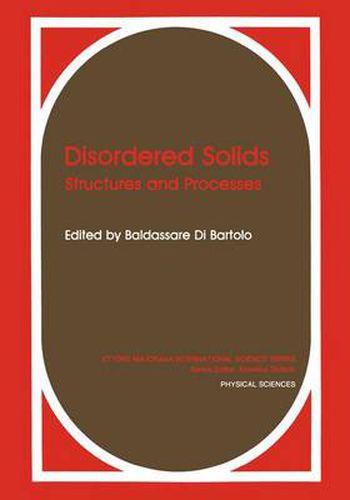 Cover image for Disordered Solids: Structures and Processes