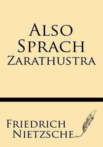 Cover image for Also Sprach Tharathustra