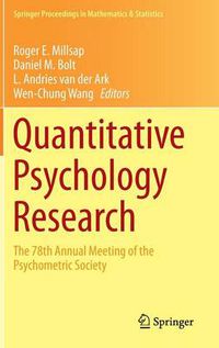 Cover image for Quantitative Psychology Research: The 78th Annual Meeting of the Psychometric Society