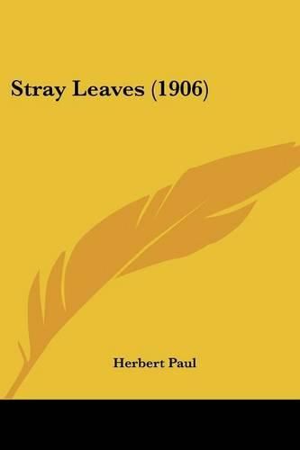 Stray Leaves (1906)