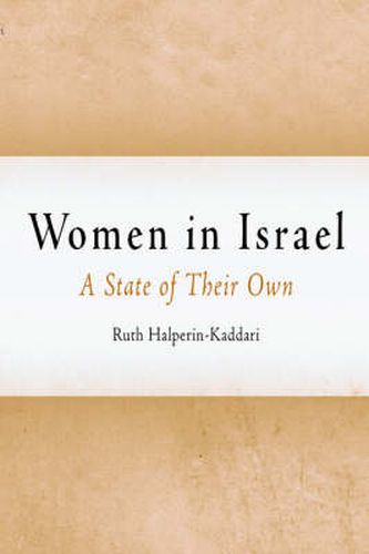 Cover image for Women in Israel: A State of Their Own