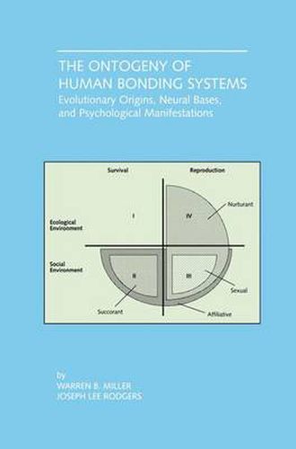 Cover image for The Ontogeny of Human Bonding Systems: Evolutionary Origins, Neural Bases, and Psychological Manifestations