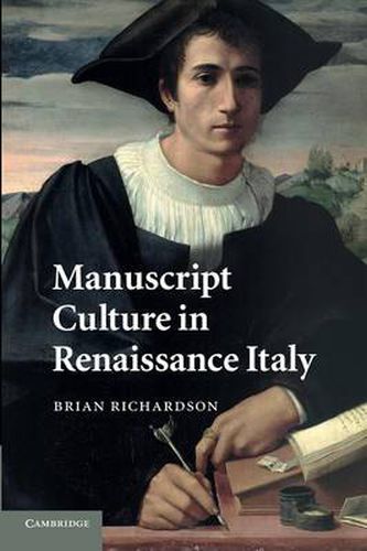 Cover image for Manuscript Culture in Renaissance Italy