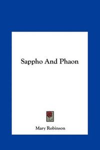 Cover image for Sappho and Phaon