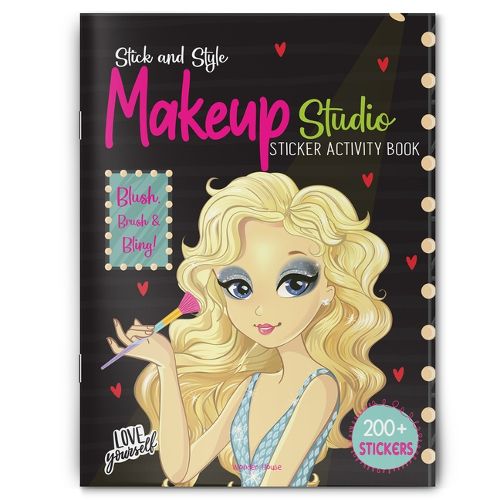 Cover image for Stick and Style - Makeup Studio (Sticker Activity Book)