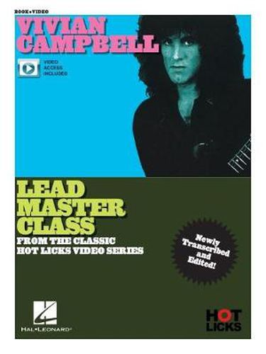 Cover image for Vivian Campbell- Lead Master Class: Instructional Book with Online Video Lessons