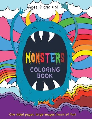 Cover image for Monsters Coloring Book for Kids Ages 2 and Up!