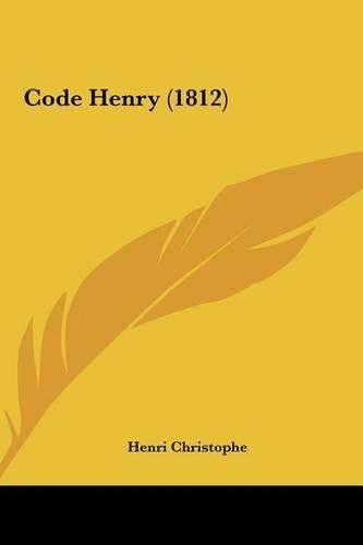 Cover image for Code Henry (1812)