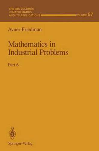 Cover image for Mathematics in Industrial Problems: Part 6