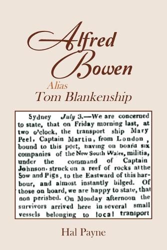 Cover image for Alfred Bowen Alias Tom Blankenship