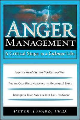 Cover image for Anger Management: 6 Critical Steps to a Calmer Life