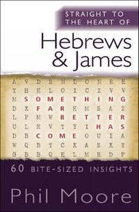 Cover image for Straight to the Heart of Hebrews and James: 60 bite-sized insights