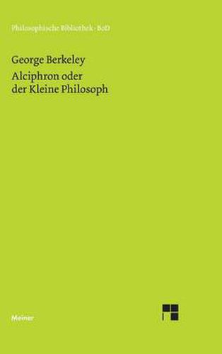 Cover image for Alciphron oder der Kleine Philosoph