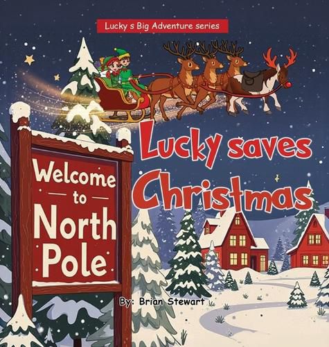 Cover image for Lucky saves Christmas