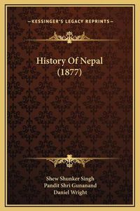 Cover image for History of Nepal (1877)