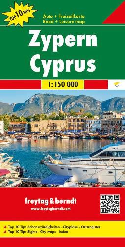 Cover image for Cyprus Road Map 1:150 000
