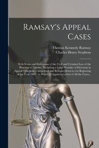 Cover image for Ramsay's Appeal Cases [microform]