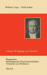 Cover image for Johann Wolfgang Von Goethe ALS Naturwissenschaftler