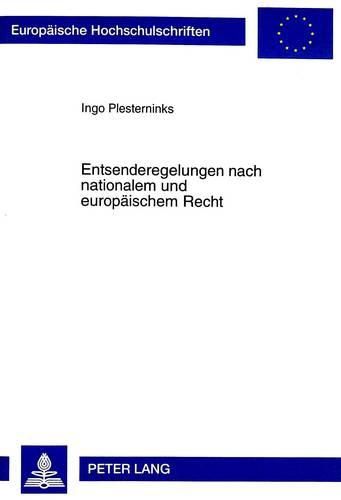 Cover image for Entsenderegelungen Nach Nationalem Und Europaeischem Recht