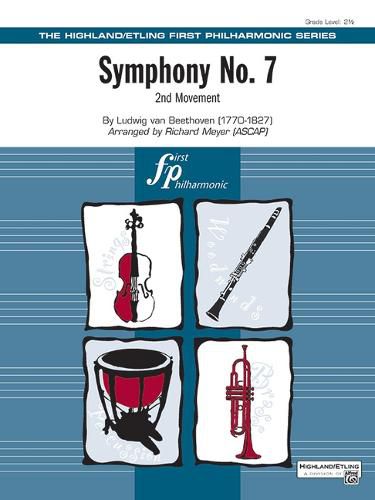 Cover image for Symphony No. 7: 2nd Movement, Conductor Score & Parts