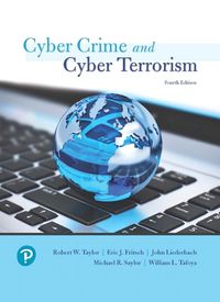 Cover image for Cyber Crime and Cyber Terrorism