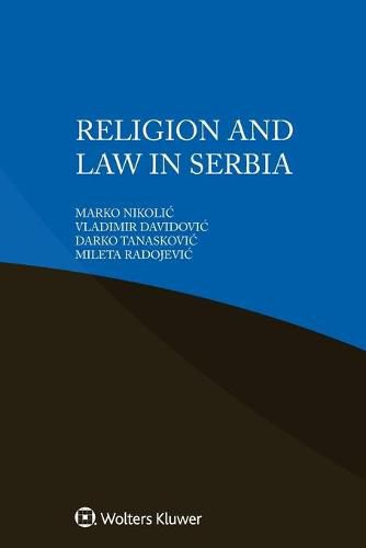 Cover image for Religion and Law in Serbia