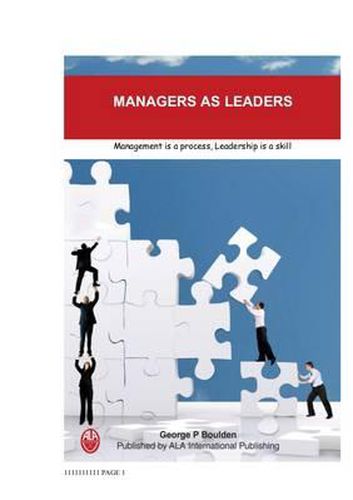 Cover image for Managers as Leaders: How to Become an Effective Leader