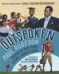 Cover image for Outspoken: Paul Robeson, Ahead of His Time