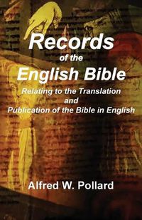 Cover image for Records of the English Bible