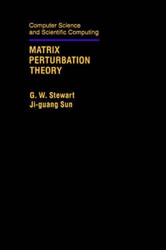 Cover image for Matrix Perturbation Theory